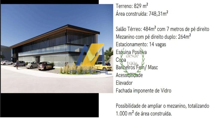 Loja-Salão, 749 m² - Foto 1
