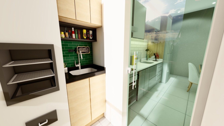 Apartamento, 2 quartos, 46 m² - Foto 3