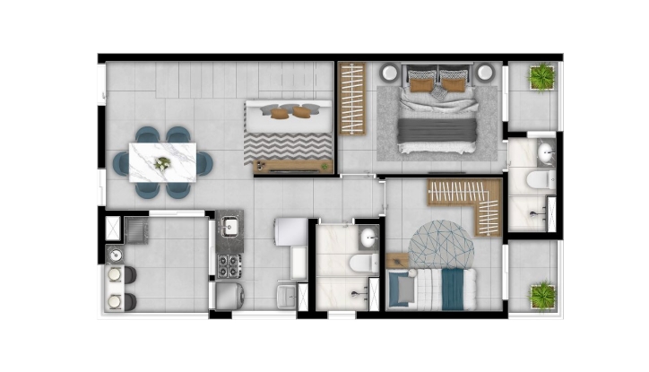 Apartamento, 2 quartos, 58 m² - Foto 19