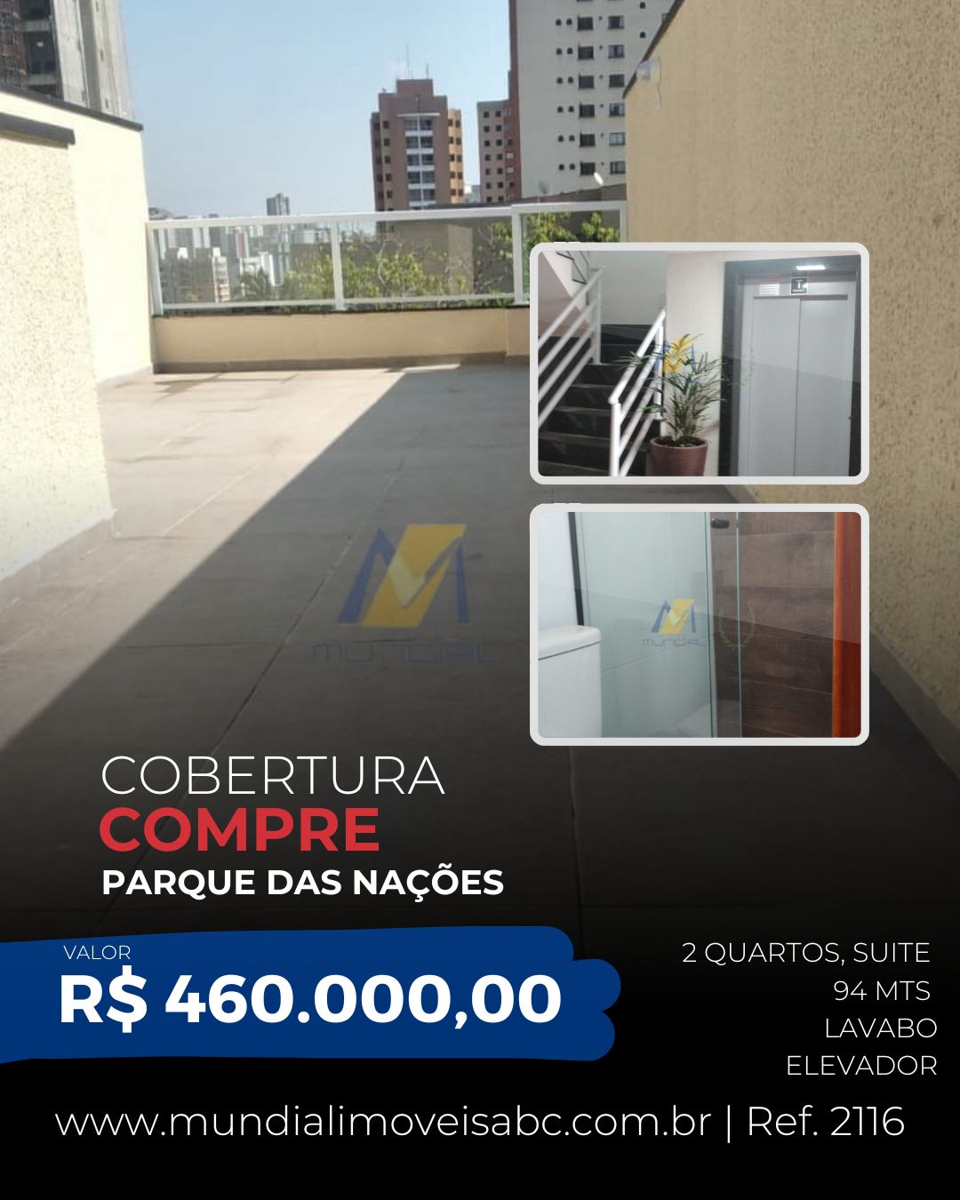 Cobertura, 2 quartos, 55 m² - Foto 8