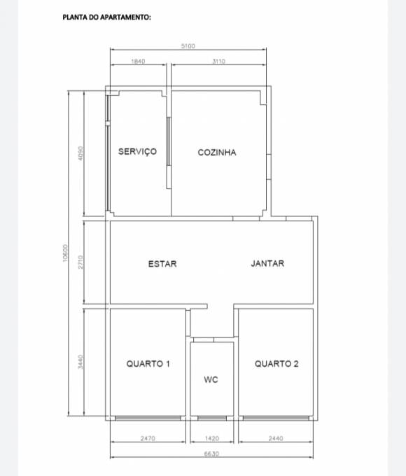 Apartamento, 2 quartos, 62 m² - Foto 2