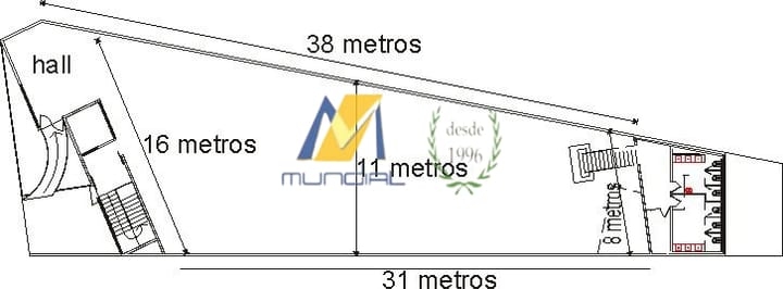 Loja-Salão, 1327 m² - Foto 2