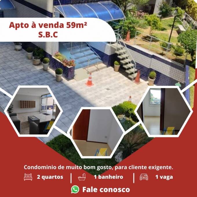 Apartamento, 2 quartos, 59 m² - Foto 3