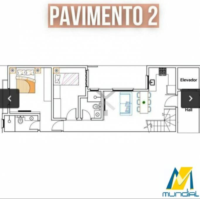 Apartamento, 2 quartos, 54 m² - Foto 1