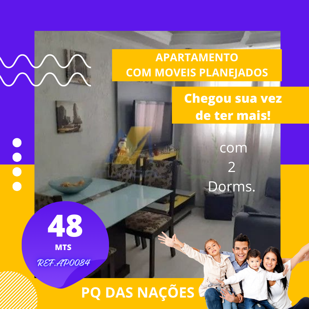 Apartamento, 2 quartos, 48 m² - Foto 1