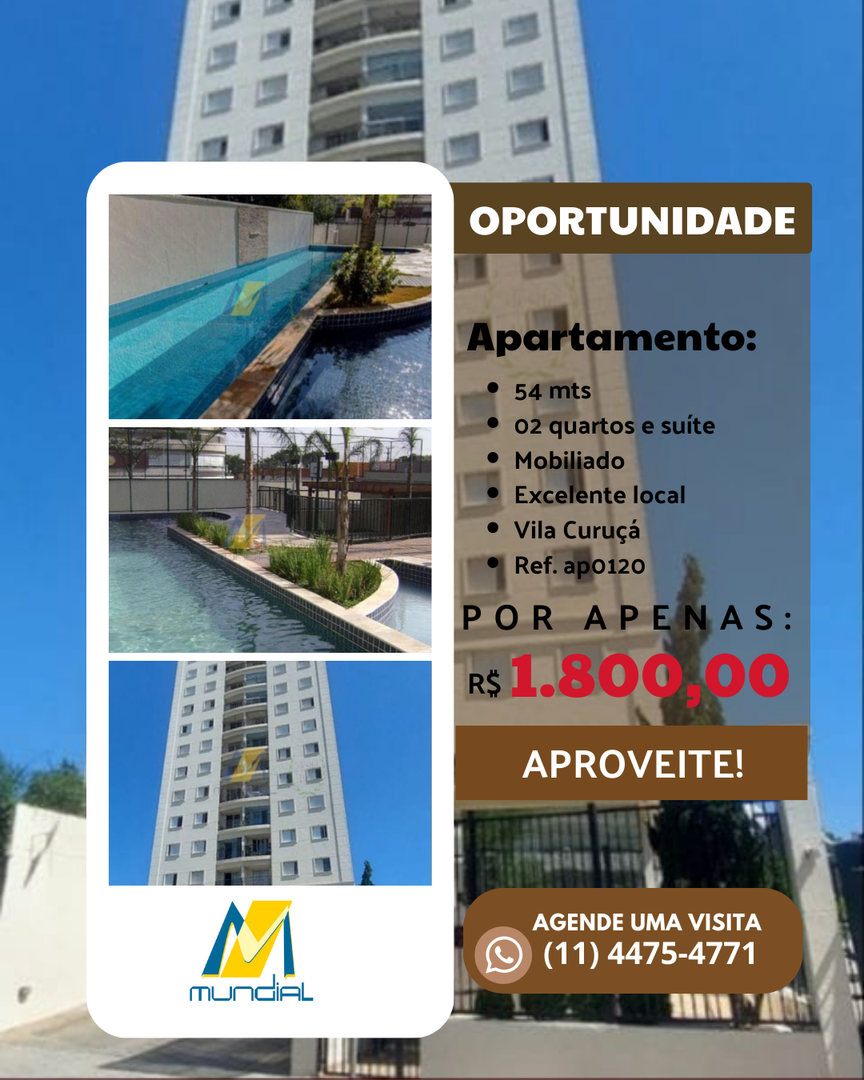 Apartamento, 2 quartos, 54 m² - Foto 1
