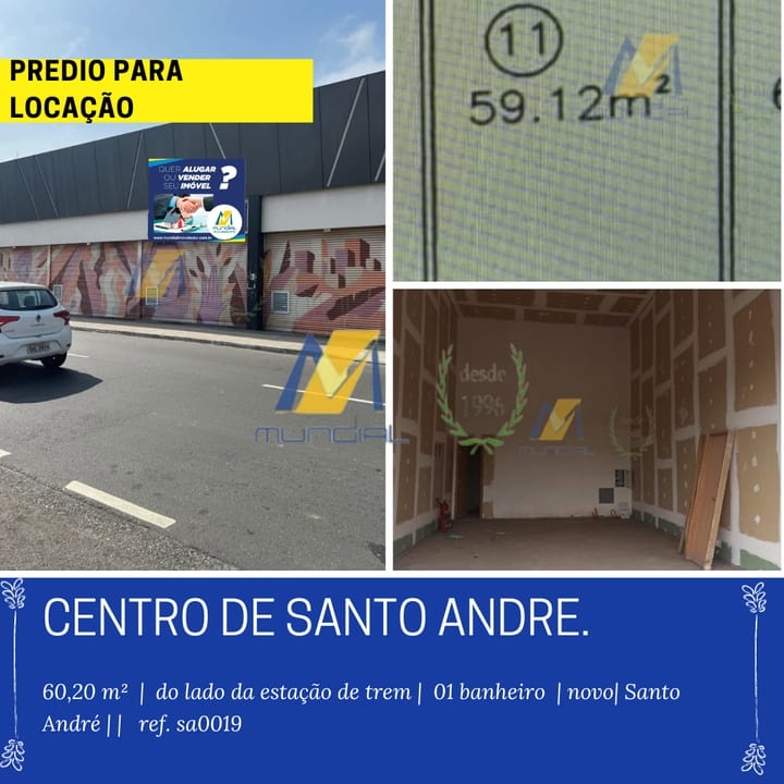 Loja-Salão, 60 m² - Foto 1