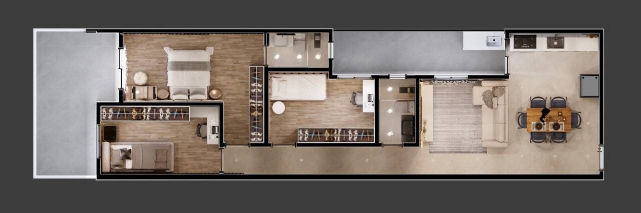 Cobertura, 3 quartos, 130 m² - Foto 3