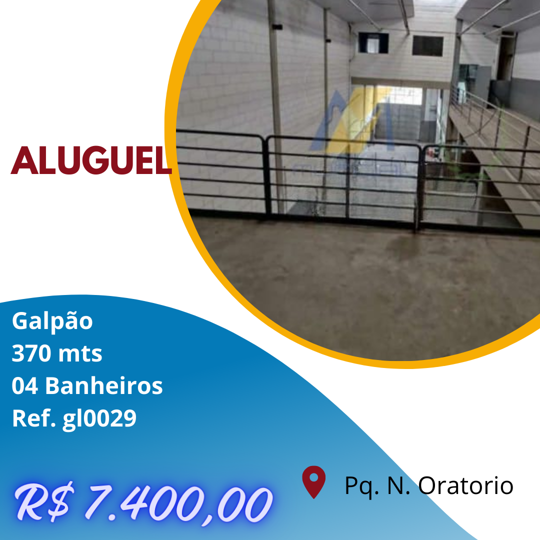 Depósito-Galpão, 370 m² - Foto 1