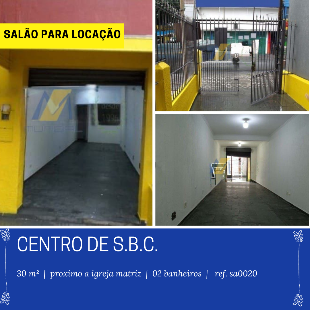 Loja-Salão, 30 m² - Foto 1