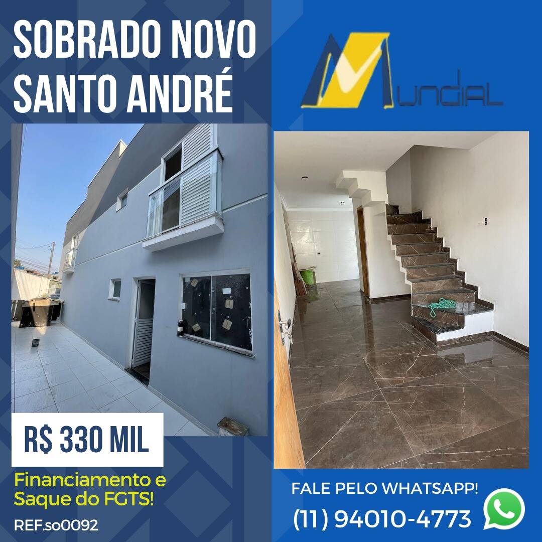 Sobrado, 2 quartos, 60 m² - Foto 1