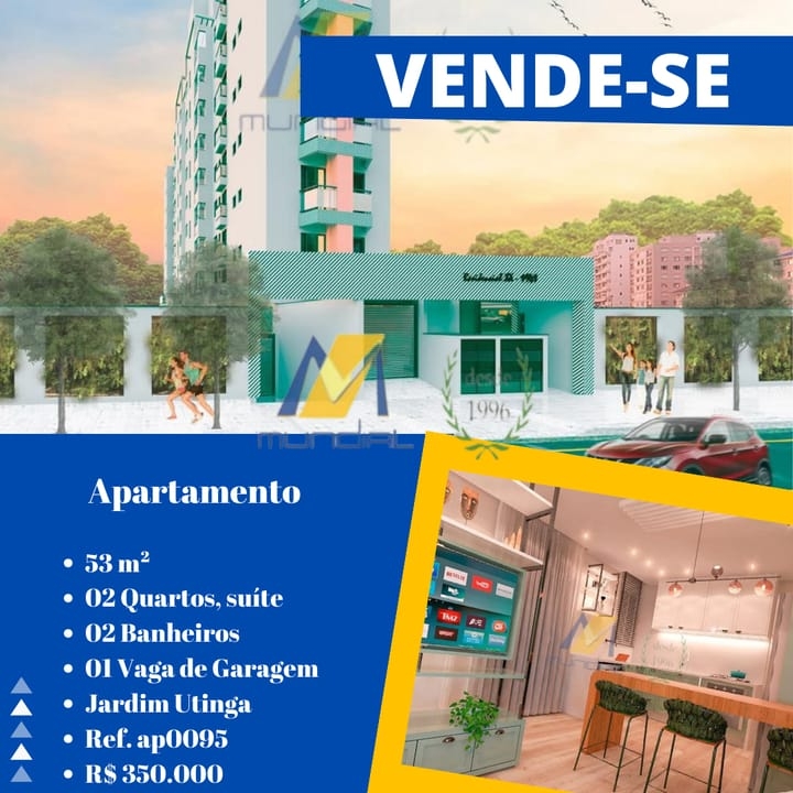 Apartamento, 2 quartos, 53 m² - Foto 1