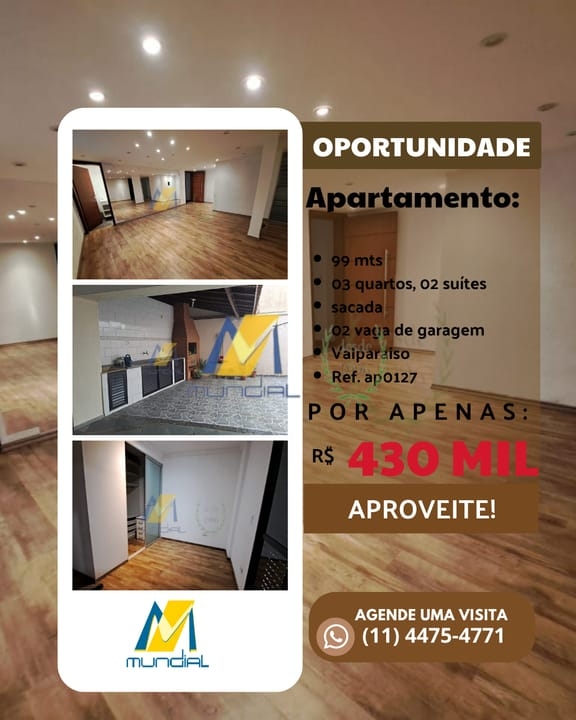 Apartamento, 3 quartos, 99 m² - Foto 1