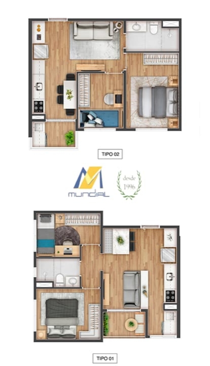 Apartamento, 2 quartos, 40 m² - Foto 17
