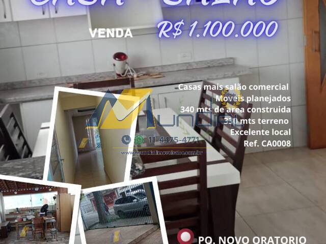 #CA0008 - Ponto Comercial para Venda em Santo André - SP - 2