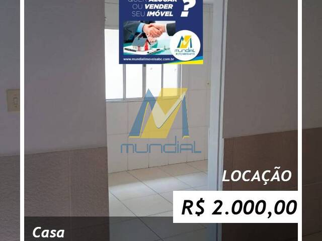 #1045 - Casa para Locação em Santo André - SP - 1