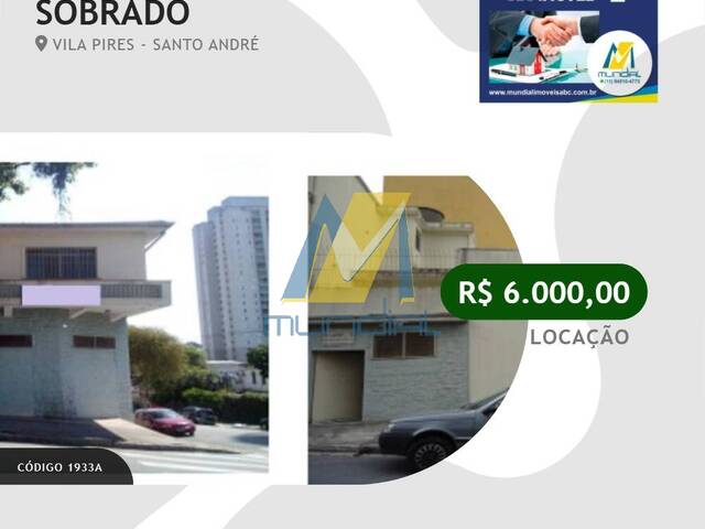 #1933a - Sobrado para Locação em Santo André - SP - 1