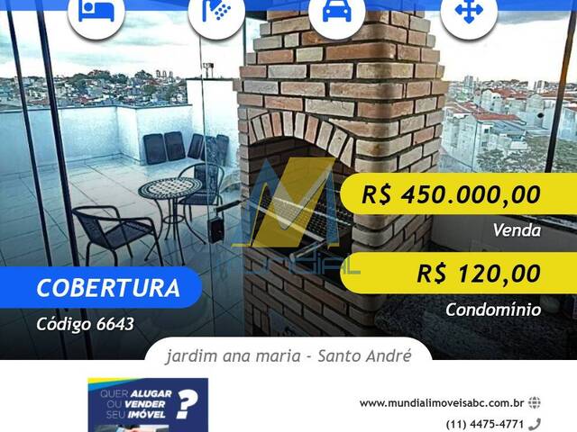 Venda em jardim ana maria - Santo André
