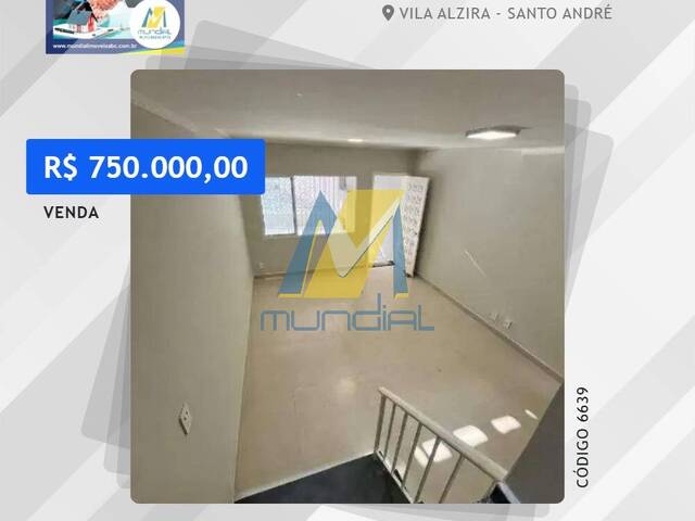 Venda em vila alzira - Santo André