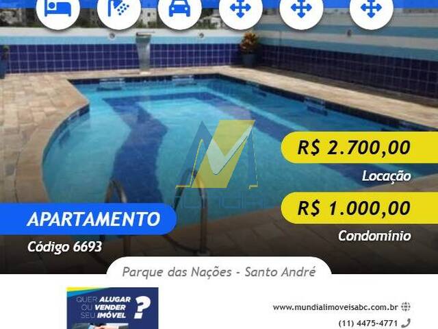 Locação em Parque das Nações - Santo André