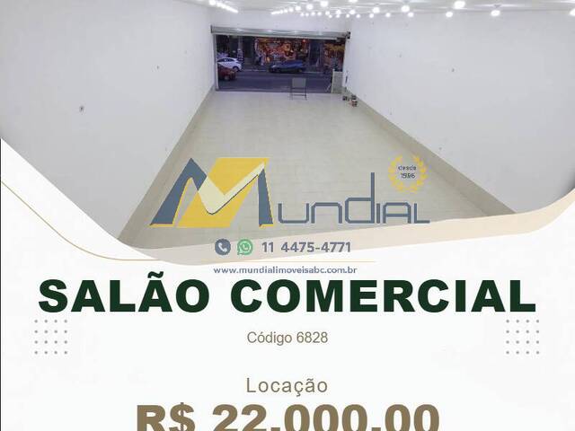 #6828 - Salão Comercial para Locação em São Paulo - SP - 1