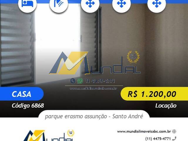 Locação em parque erasmo assunção - Santo André