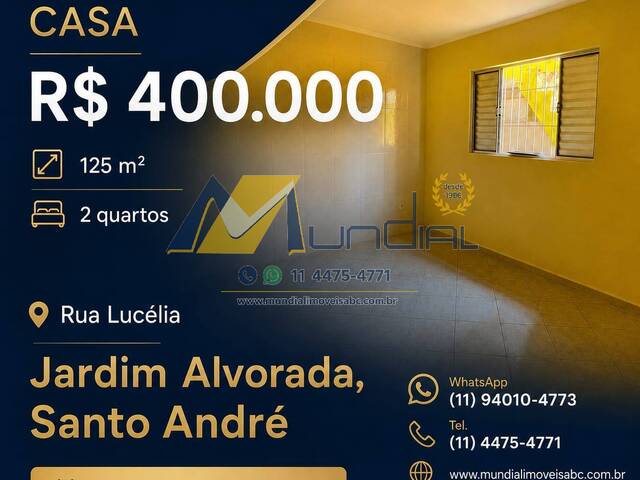 Venda em jardim alvorada - Santo André