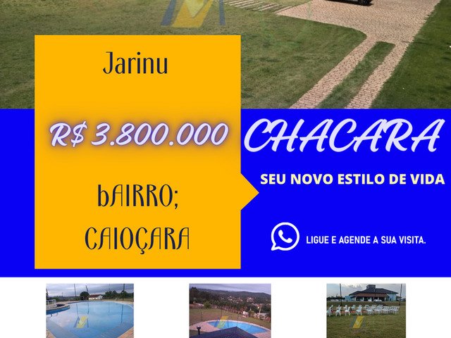 #CH0004 - Chácara para Venda em Jarinu - SP - 1