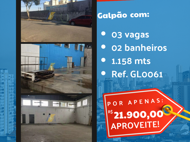 #GL0061 - Galpão para  em Santo André - SP - 1