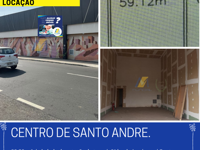 #SA0019 - Salão Comercial para  em Santo André - SP - 1