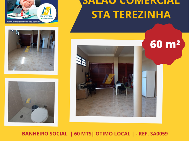 #SA0053 - Salão Comercial para  em Santo André - SP - 1