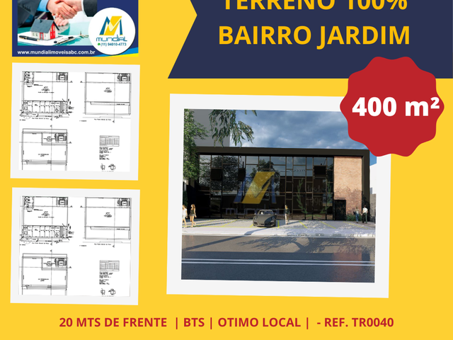 #TR0040 - Terreno para  em Santo André - SP - 2