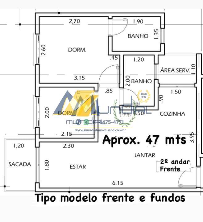 Apartamento, 2 quartos, 46 m² - Foto 11