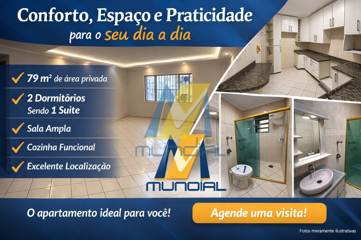 Apartamento, 2 quartos - Foto 1