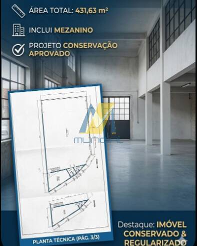 Depósito-Galpão, 435 m² - Foto 1
