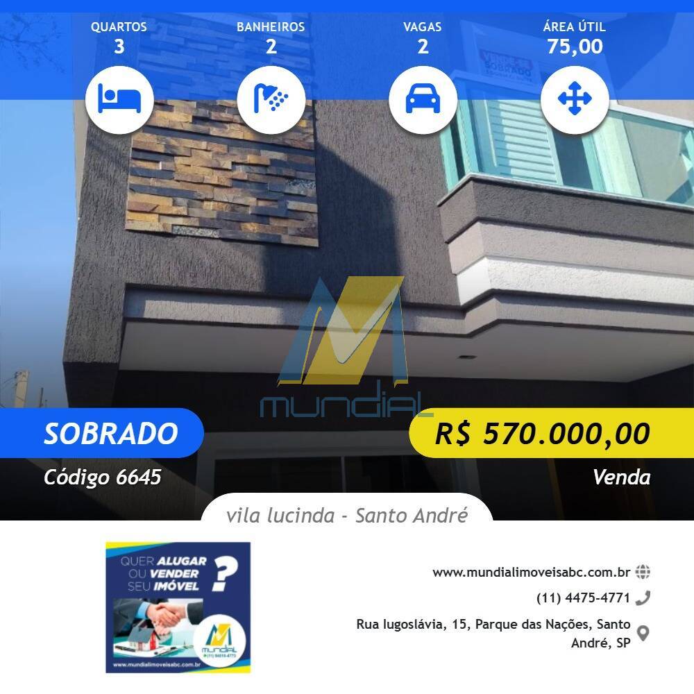 Sobrado, 3 quartos, 75 m² - Foto 14