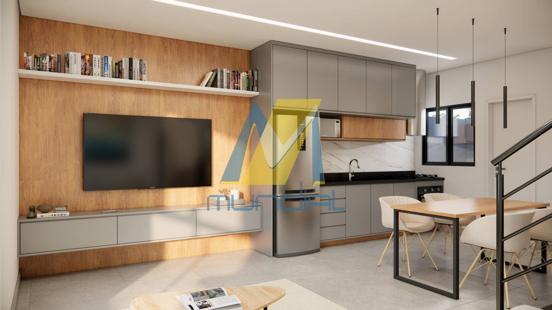Sobrado, 3 quartos, 124 m² - Foto 2