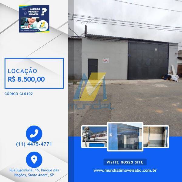 Depósito-Galpão, 400 m² - Foto 1