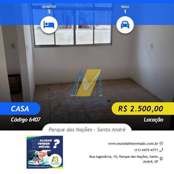 Casa, 3 quartos - Foto 1
