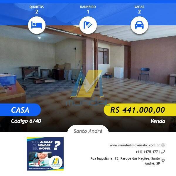 Casa, 2 quartos - Foto 1