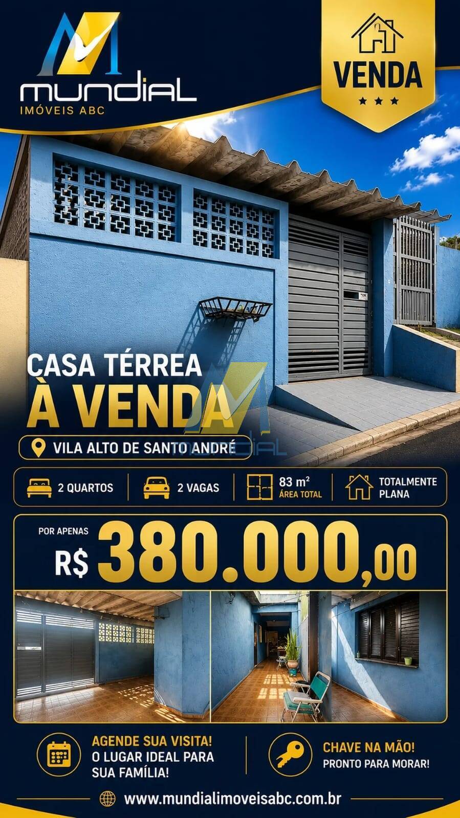 Casa, 2 quartos, 83 m² - Foto 1