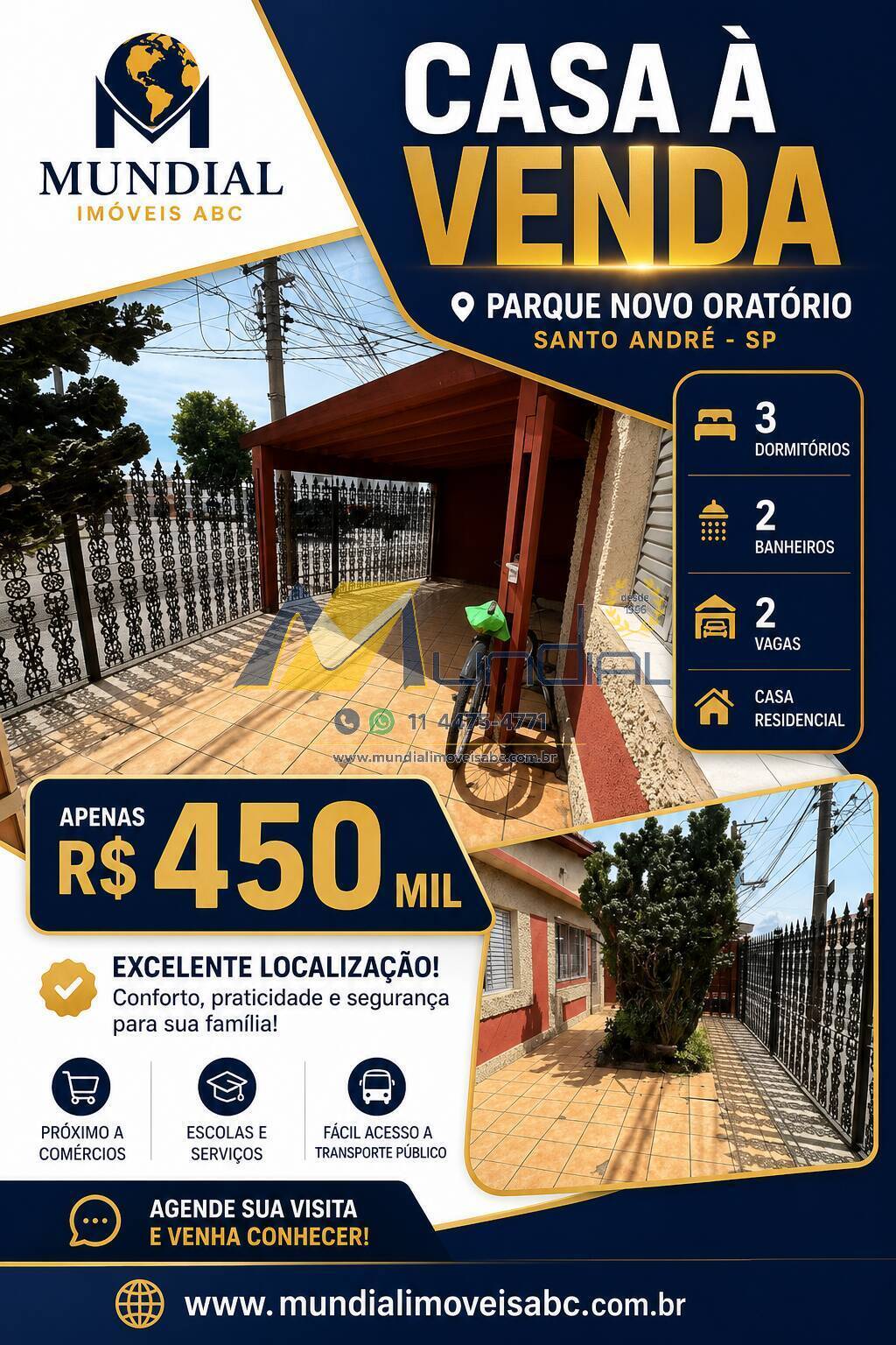 Casa, 3 quartos, 130 m² - Foto 1