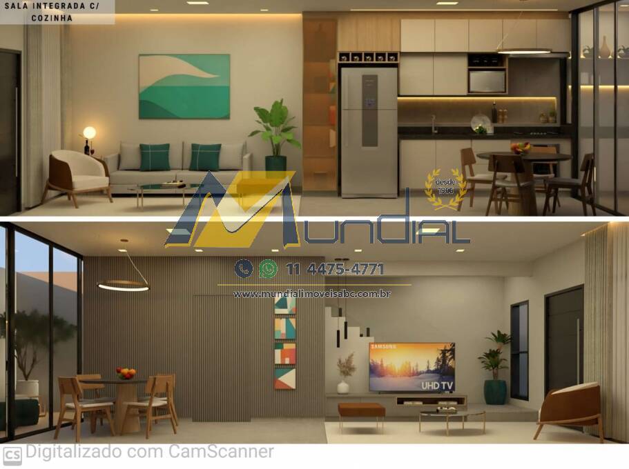 Sobrado, 3 quartos, 90 m² - Foto 2
