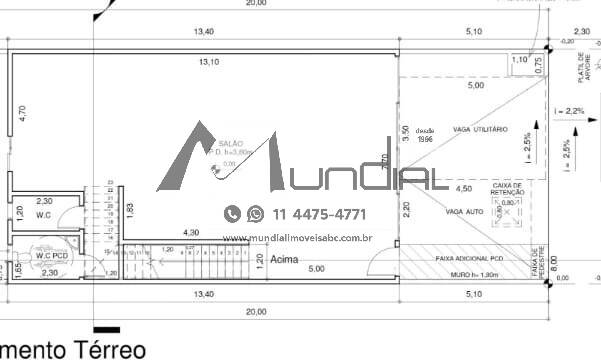 Loja-Salão, 210 m² - Foto 4