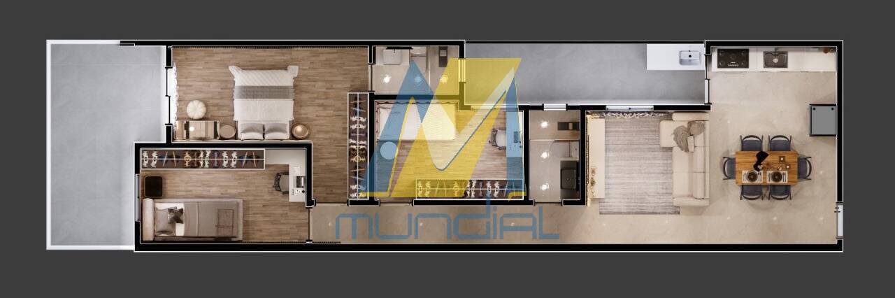 Apartamento, 3 quartos, 67 m² - Foto 3