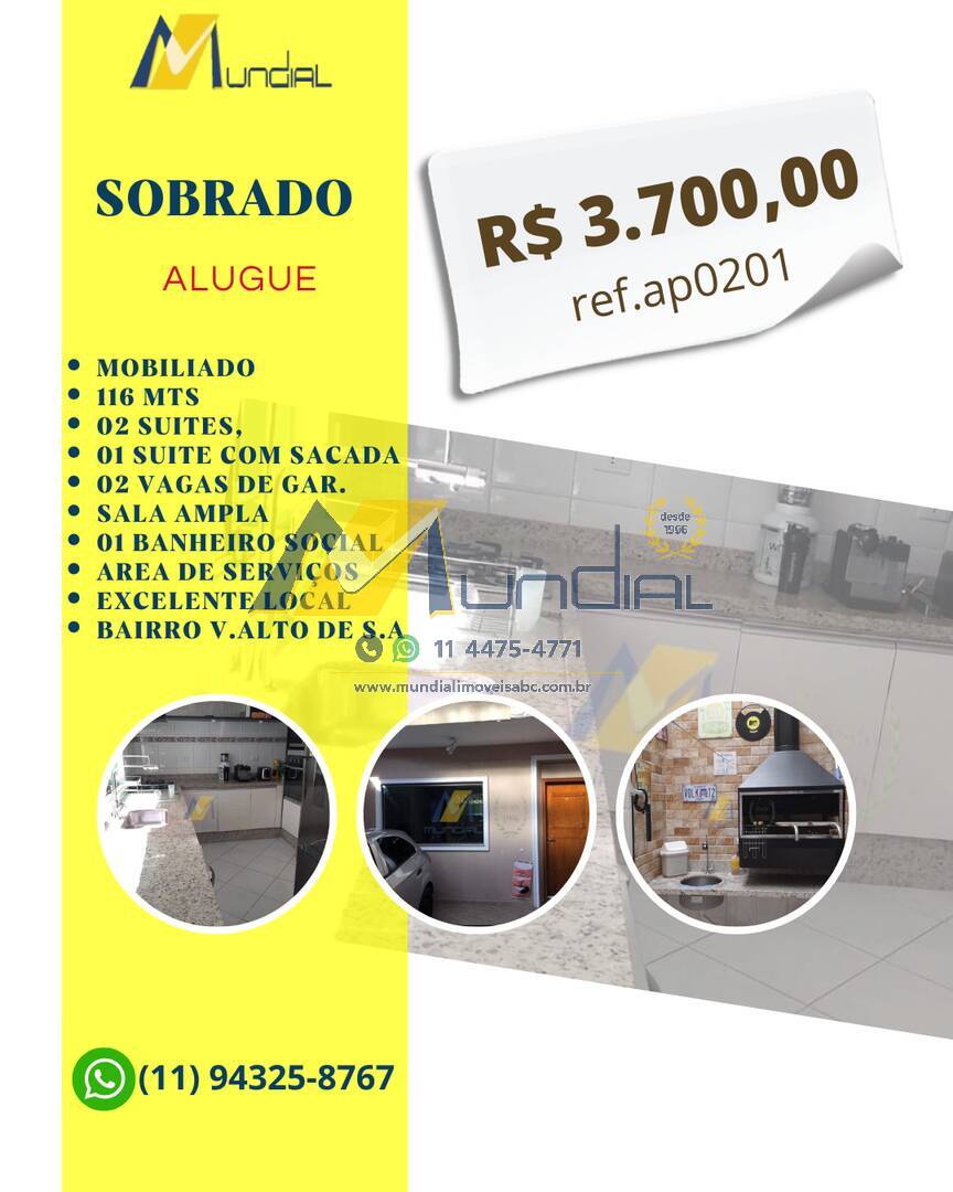 Sobrado, 116 m² - Foto 1