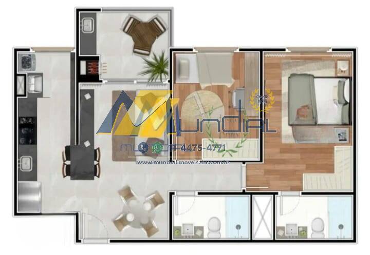 Apartamento, 3 quartos, 83 m² - Foto 8